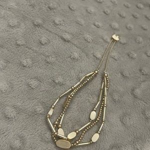 Kendra Scott Chantal Beaded Bracelet In Gold